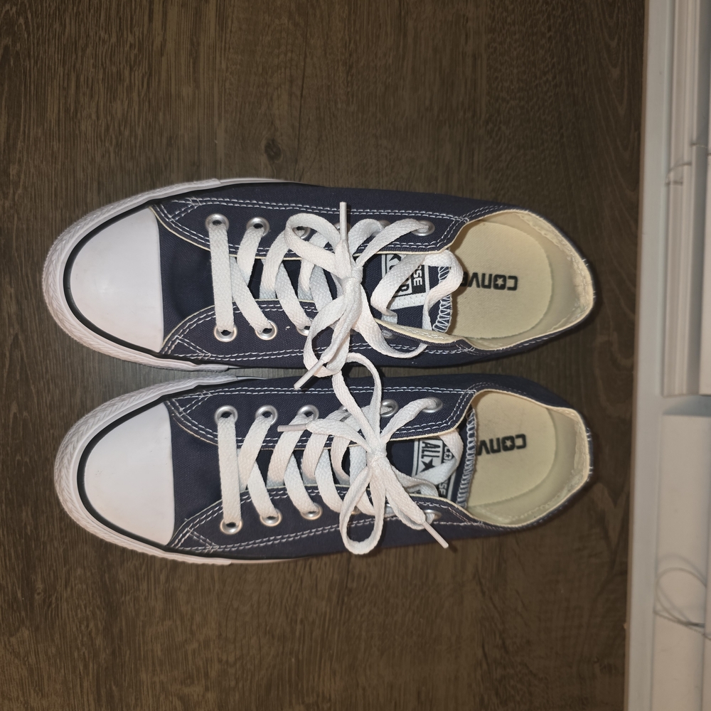 Converse Navy Blue Low-Top Sneakers